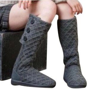 UGG Women's Lattice Cardy Boots - Charcoal